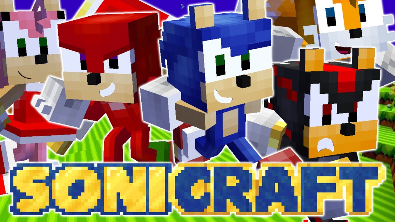 SONIC THE HEDGEHOG in Minecraft! | Sonicraft Minecraft Mod
