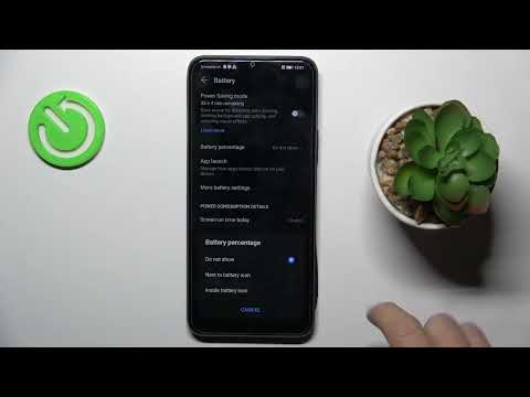 How to Show Battery Info in HONOR X8 - Show Battery Percentage