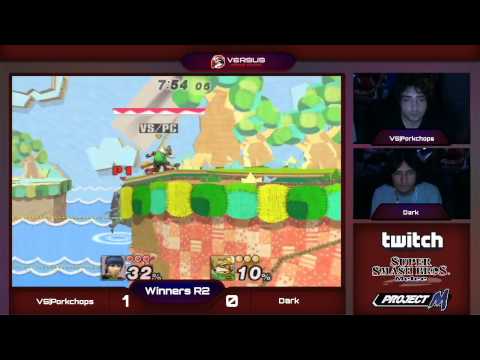 VS Weekly 8/13/14 - Winners R2 - VS/Porkchops (Fox) vs Dark (Marth) - ProjectM