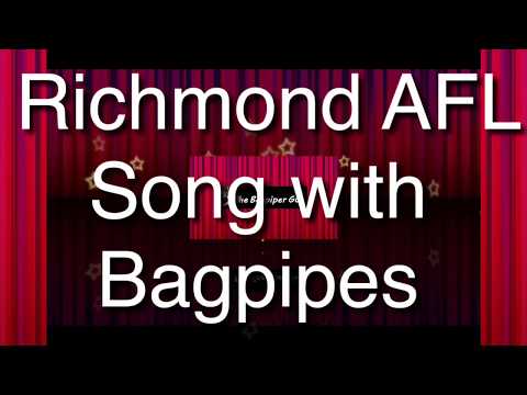 Richmond AFL Song with Bagpipes