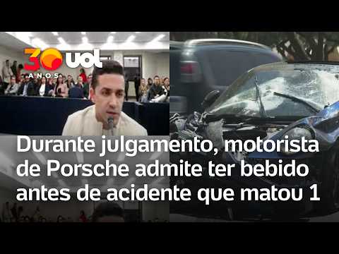 Dono do Porsche admitiu ter bebido antes de acidente; homem foi condenado a 17 anos de prisão