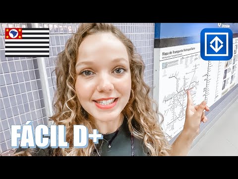 COMO PEGAR METRÔ em São Paulo – FÁCIL e RÁPIDO (aprender a usar o mapa do metrô de SP)