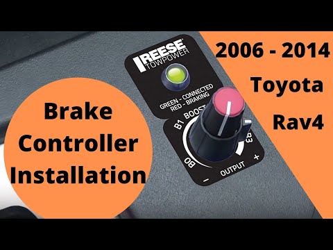 Reese Compact IQ trailer brake controller installation in a 2008 - 2012 Toyota RAV4
