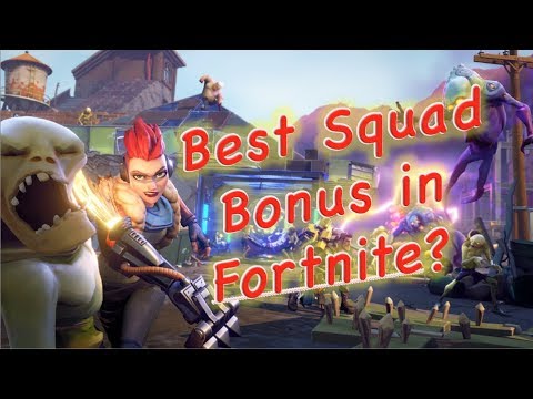 Is Increase Ability Damage the Best Squad Bonus in Fortnite? Video