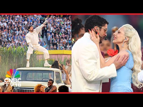 WATCH: Bad Bunny Makes History at the Super Bowl With Lady Gaga at Half Time Performance | N18G