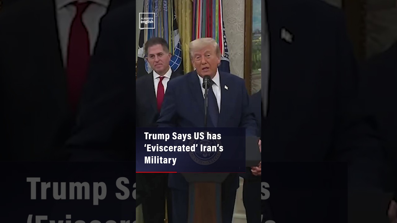 Video | Trump Says US has ‘Eviscerated’ Iran’s Military