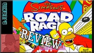 The Simpsons ROAD RAGE - on the Game Boy Advance (GBA) - with Commentary !!