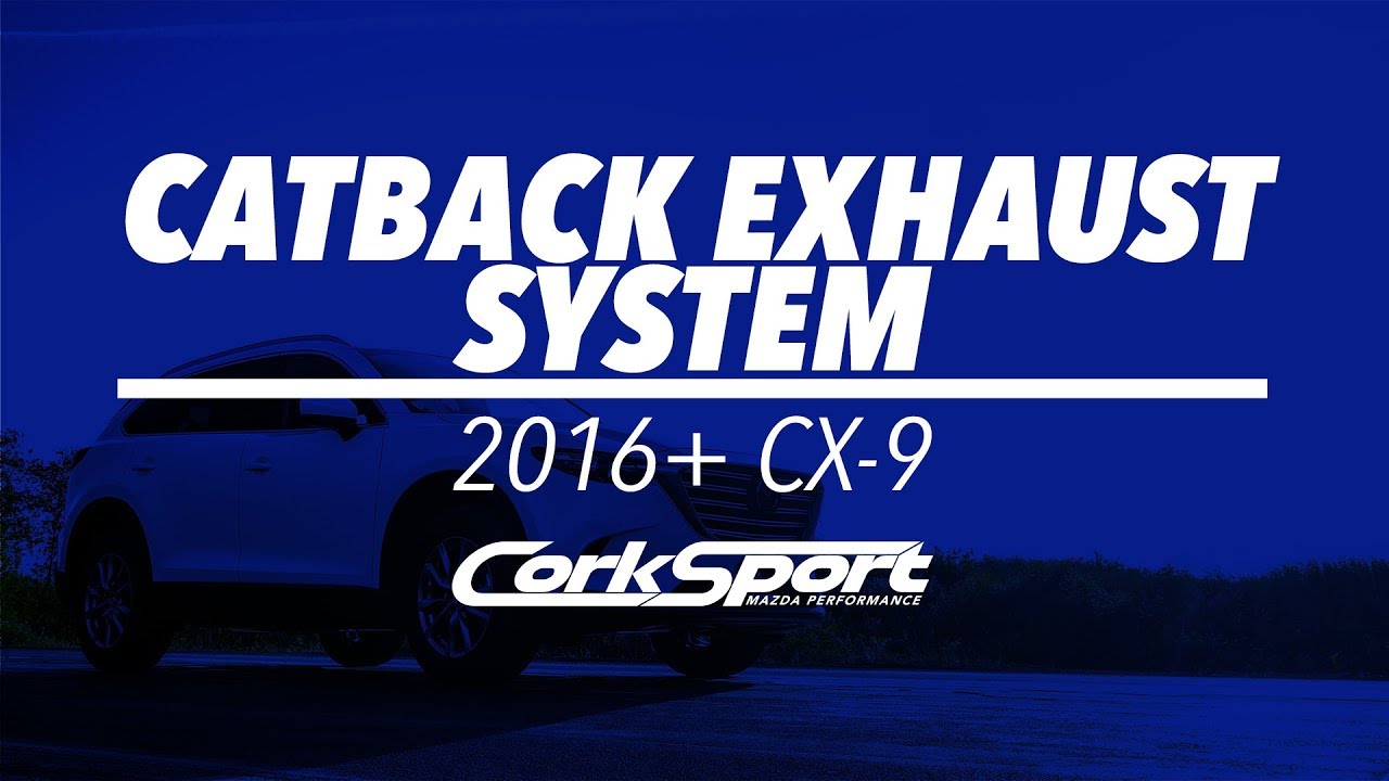 2016+ Mazda CX-9 AWD Exhaust System