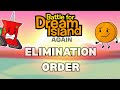 BFDIA Elimination Order As Of BFDIA 23