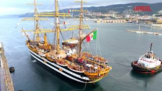 L'Amerigo Vespucci rientra a Trieste: si chiude il Tour mondiale 'Campagna in Nord America 2026'