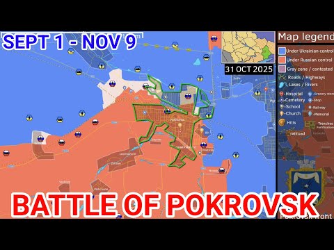 Battle of Pokrovsk | Everyday [1 Sept - 9 Nov 2025]