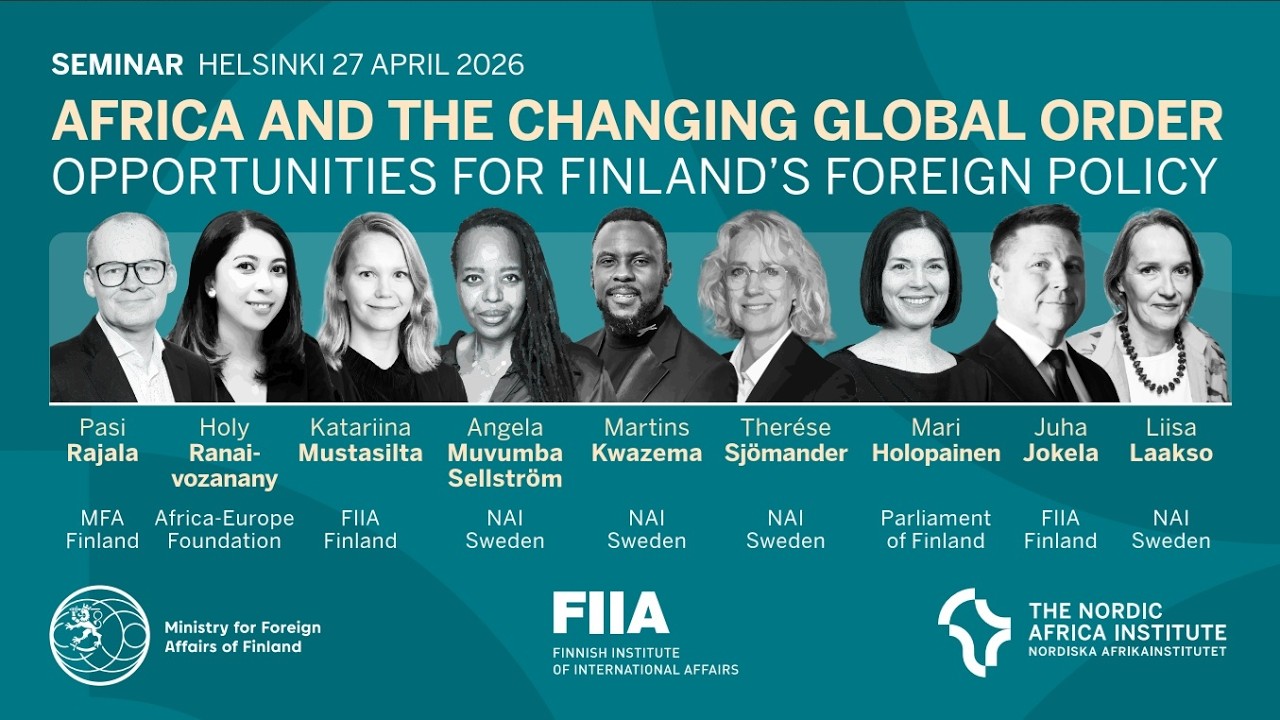 Africa and the changing global order: Opportunities for Finland’s foreign policy