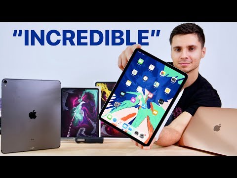 2018 iPad Pro Unboxing! 11 & 12.9-inch, MacBook Air & Apple Pencil 2!