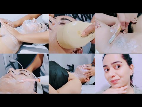 How To Do Facial : Step by Step Proper Hand Movements technique for facial (Rica Wax For UnderArms)