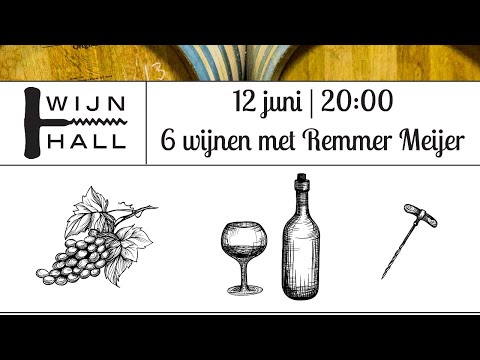 Wijnproeverij 12 juni | Remmer Meijer
