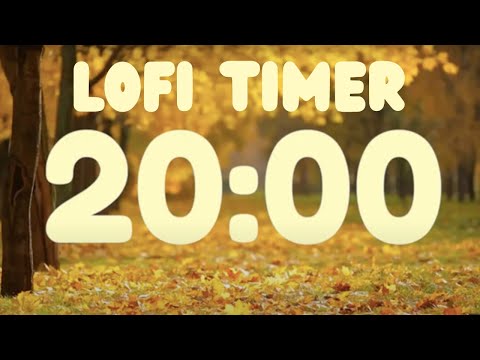 20 Minute Timer with Falling Leaves 🍂 #timer #countdowntimer #relax