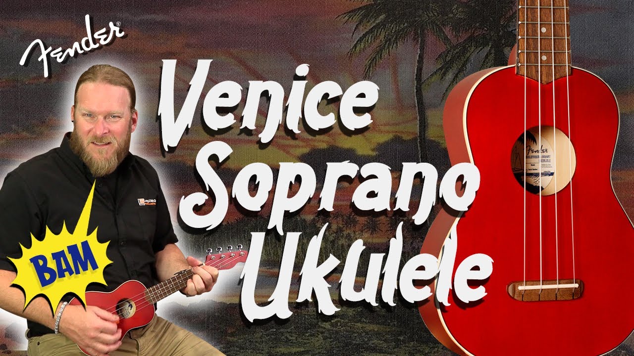 opens link to Fender Venice Soprano Ukulele