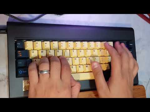 CA66 Custom keyboard with Box Jade clicky switch sound test