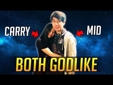 Ana with his Best DUO/GIRLFRIEND - Both GODLIKE! DOTA 2