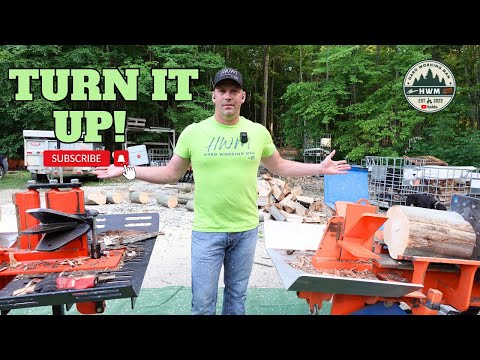 Free Easy Fix To Make Hydraulic Log Splitter Split Faster!