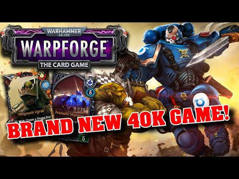 Warpforge GAMEPLAY - Warhammer 40k's Brand New Card Game - YouTube