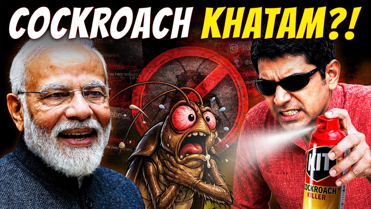 Modi Govt Moves To Exterminate Cockroach Janta Party | Can The Roaches Fight Back? | Akash Banerjee