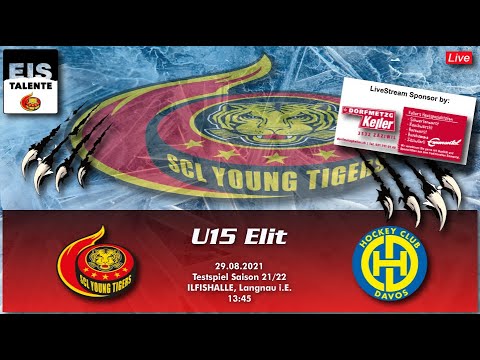FS 21/22 - U15 Elit - Testspiel - SCL Young Tigers vs HC Davos