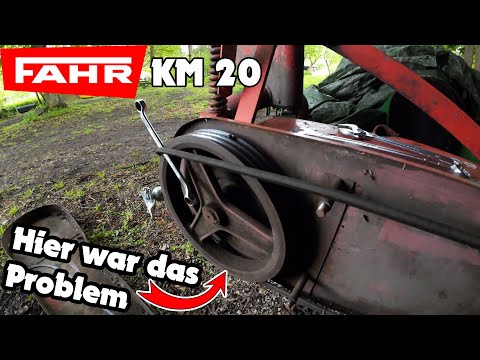 Fahr KM 20 War das hier Schuld? Fehlersuche am Kreiselmähwerk und Keilriemen wechseln