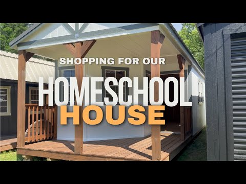 Trasformare un capannone in una stanza per la scuola domestica | Tour dello shopping nel capannone