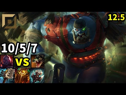 Sion Top vs Renekton - KR Challenger | Patch 12.5