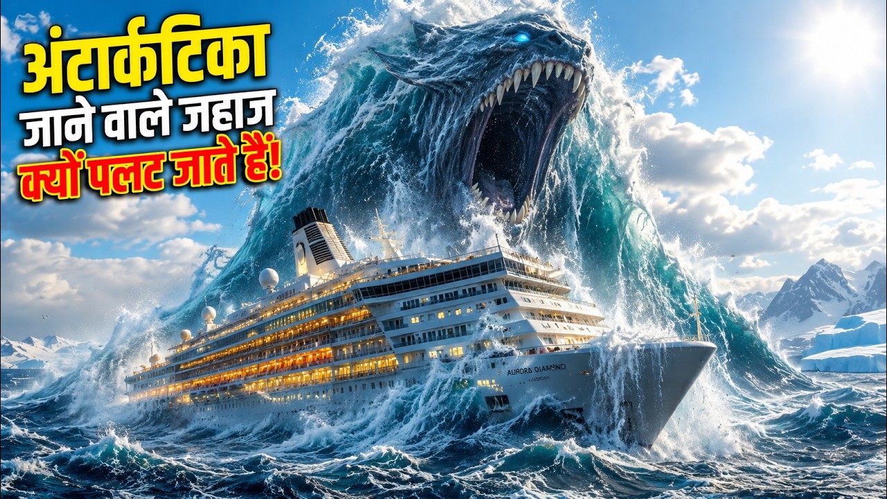 अंटार्कटिका जाते जहाज क्यों पलट जाते हैं!?Why is the Drake Passage the D