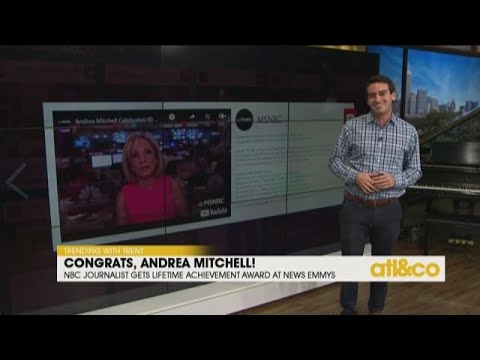 Congrats to NBC News' Andrea Mitchell on her Lifetime Achievement Award