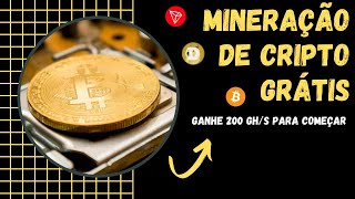 GANHE muitas CRIPTOMOEDAS de forma GRATUITA com essa plataforma / 200 GH/s para comear
