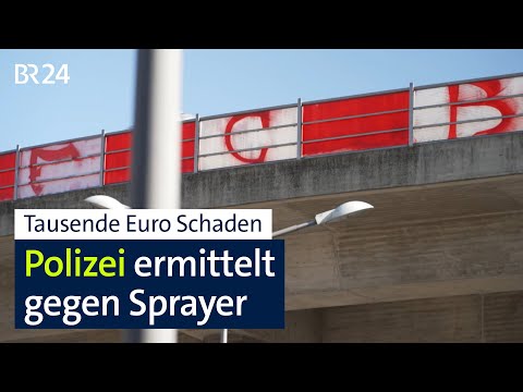 10,000 euros in damage: Graffiti is taking over | Abendschau | BR24