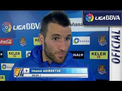 Entrevista | Interview Agirretxe tras el Real Sociedad (1-0) Valencia CF - HD