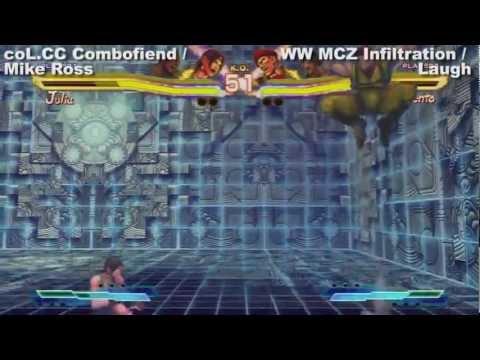 EVO 2012 Top 8 - Street Fighter X Tekken Set 1 Combofiend and Mike Ross vs. Infiltration and Laugh