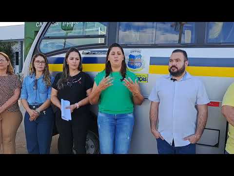 Novo micro-ônibus Volare de 31 lugares, para atender a secretaria municipal de Saúde