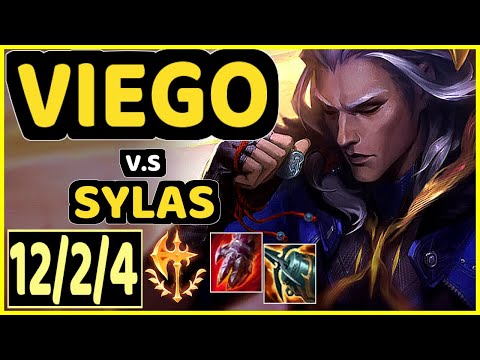 VIEGO vs SYLAS - 12/2/4 KDA MID GAMEPLAY - KR Ranked MASTER