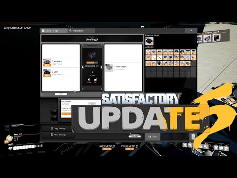 Satisfactory EP6 Modular Frames, Quickwire, And STEEL