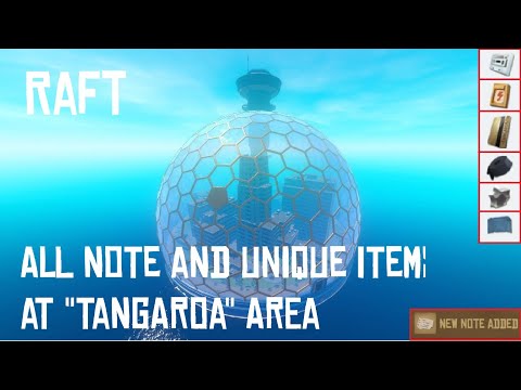 [Raft] All Note and Unique Item Locations at "Tangaroa" Area - Chapter 2