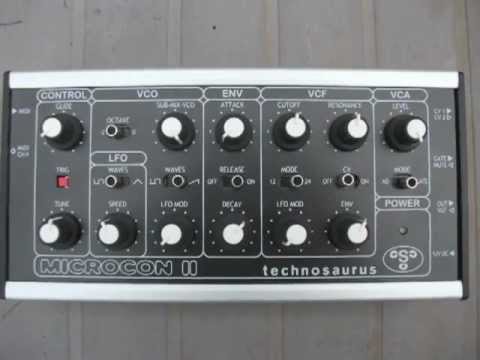 Technosaurus Microcon II - Rare - TB-303 / SH-101 Sounds - Analog Synth image 10