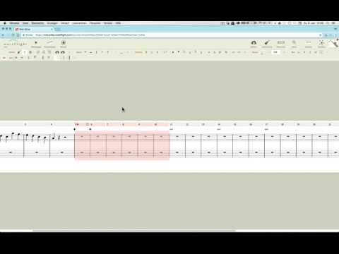Noteflight Lektion 9 -Ansich: Seitenansicht (page view) vs. Streifenansicht (strip view)