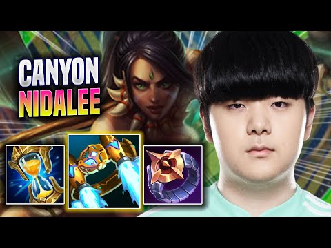 CANYON IS A GOD WITH NIDALEE! - DK Canyon Plays Nidalee JUNGLE vs Nocturne! | Season 2022