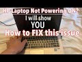 FIXED HP Laptop Won T Turn On Hard Reset HP Notebook With Fixed Battery