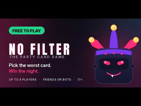 No Filter: Party Card Game video thumbnail
