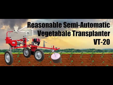 Model 2021 Semi-Automatic Vegetable Transplanter VT-20 Works