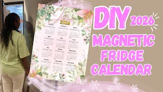 I Turned My Design Into a Magnetic FRIDGE Calendar — YOU CAN TOO!