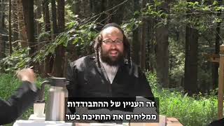 שאתה הולך להתבודד  תבקש על עצמיך!! (הרב יואל ראטה) - התמונה מוצגת ישירות מתוך אתר האינטרנט יוטיוב. זכויות היוצרים בתמונה שייכות ליוצרה. קישור קרדיט למקור התוכן נמצא בתוך דף הסרטון