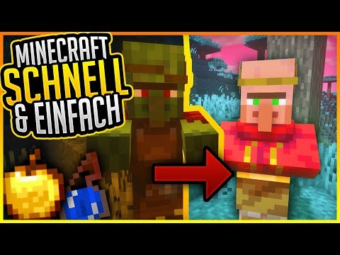 Zombie-Dorfbewohner heilen! (Tutorial) ✨ Minecraft Schnell und Einfach #04 ✨ ErikOnHisPeriod