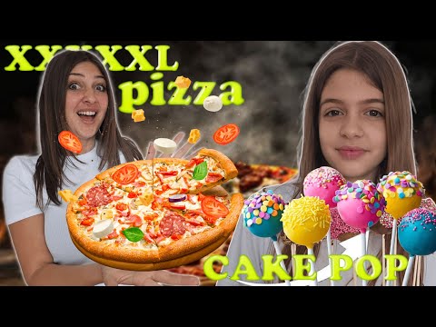 NAPRAVILE SMO NAJVEĆU PIZZU I CAKE POPS